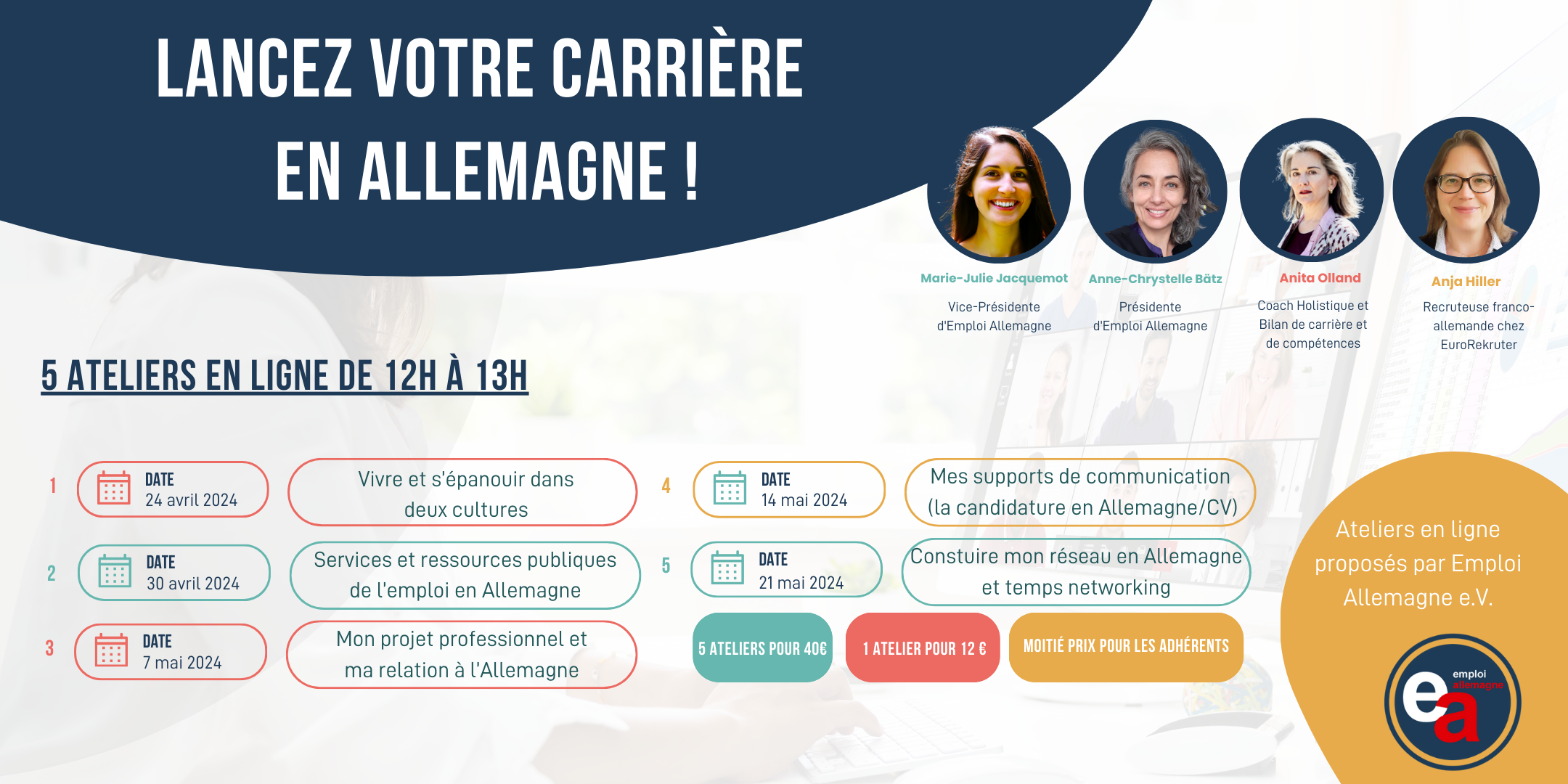 Lancez votre carrière en allemagne. 5ème atelier